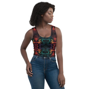 Abstract Amaze Crop Top