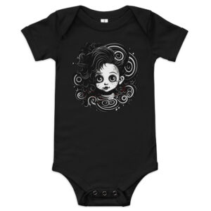 Creeptastic Doll Baby short sleeve one piece