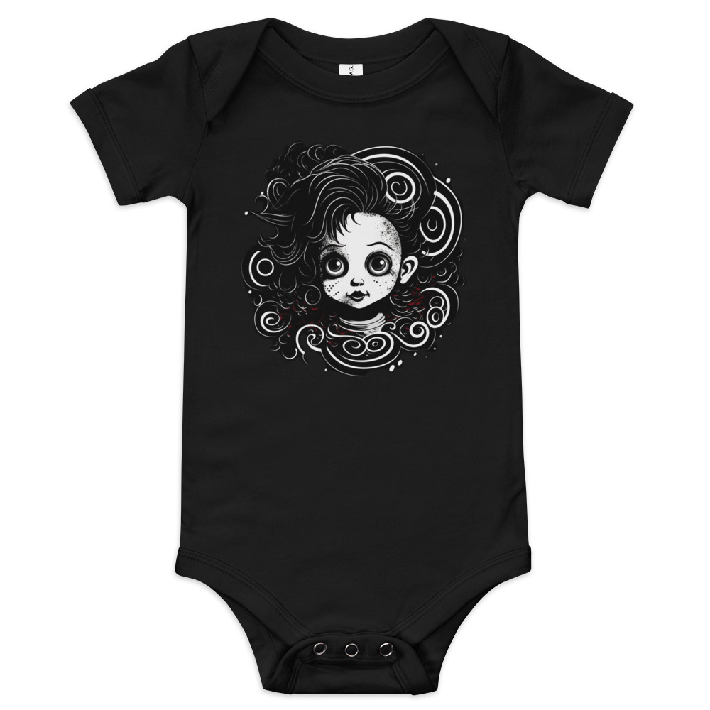 Creeptastic Doll Baby short sleeve one piece