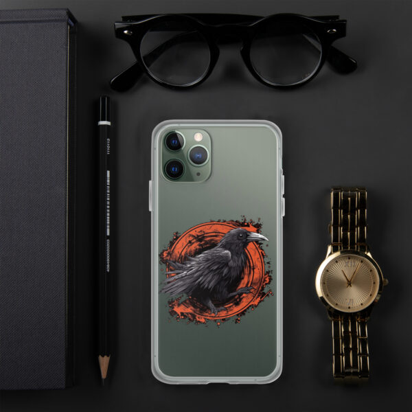 Augured Raven Clear Case for iPhone® - Image 8
