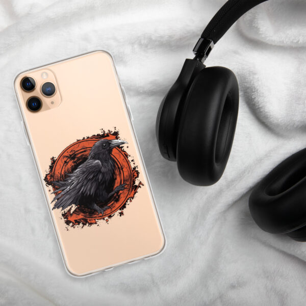 Augured Raven Clear Case for iPhone® - Image 12