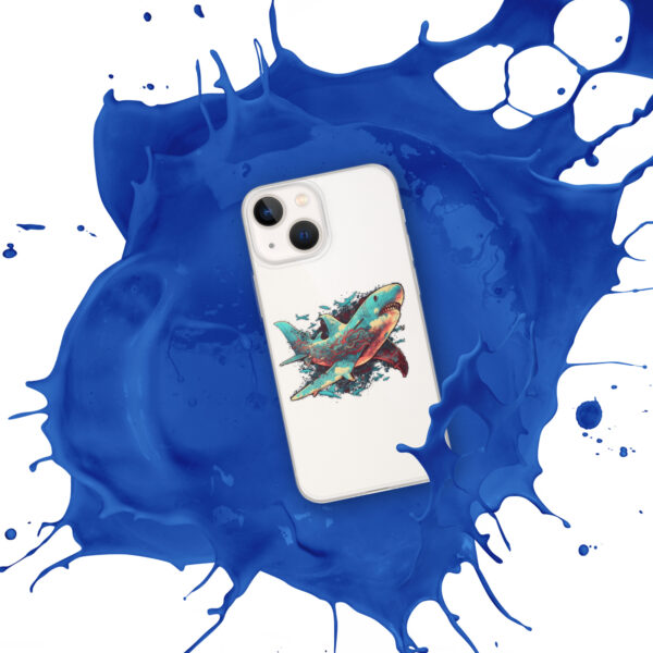 Air Shark Clear Case for iPhone® - Image 41