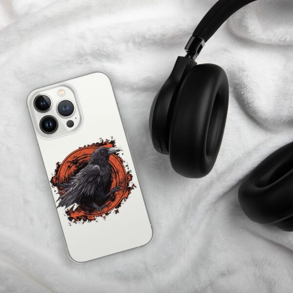 Augured Raven Clear Case for iPhone® - Image 47
