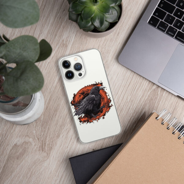 Augured Raven Clear Case for iPhone® - Image 48