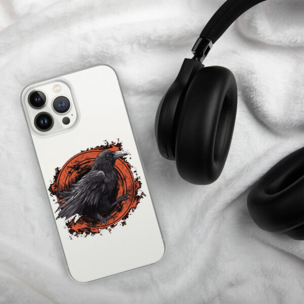 Augured Raven Clear Case for iPhone® - Image 44
