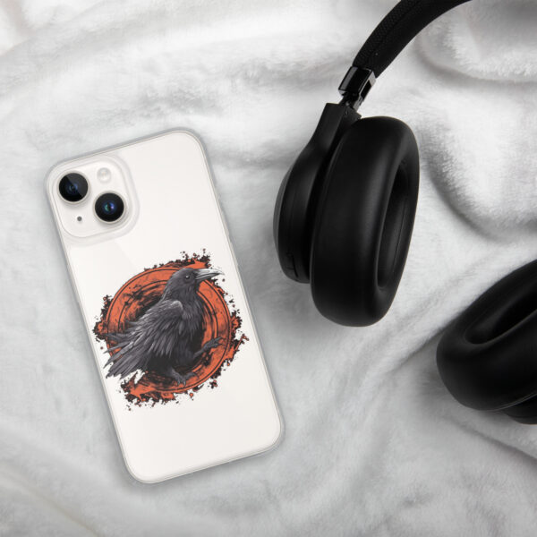 Augured Raven Clear Case for iPhone® - Image 3