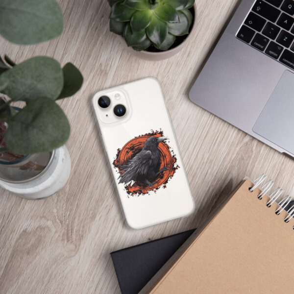 Augured Raven Clear Case for iPhone® - Image 4