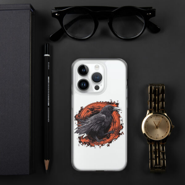 Augured Raven Clear Case for iPhone® - Image 29