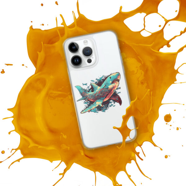 Air Shark Clear Case for iPhone® - Image 33