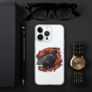 Augured Raven Clear Case for iPhone®