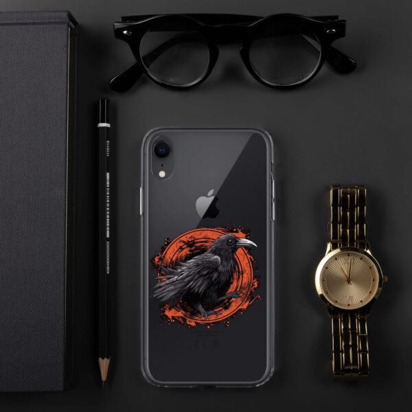 Augured Raven Clear Case for iPhone® - Image 58