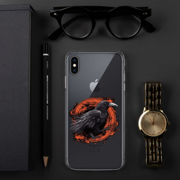 Augured Raven Clear Case for iPhone® - Image 61