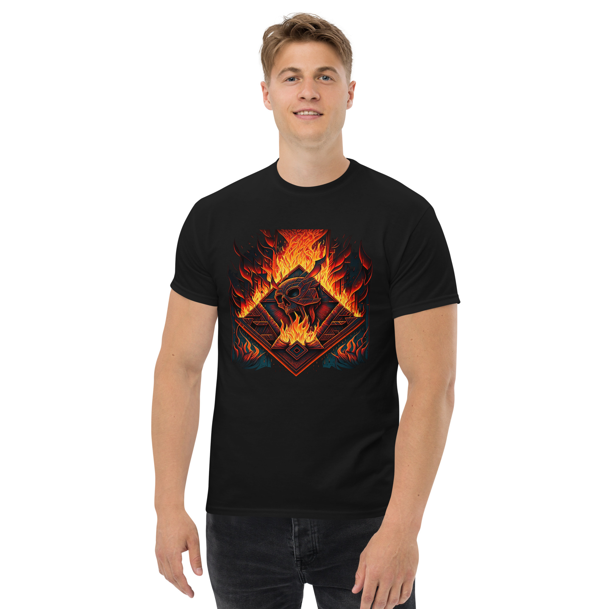 Infernal Geometric Men's classic tee