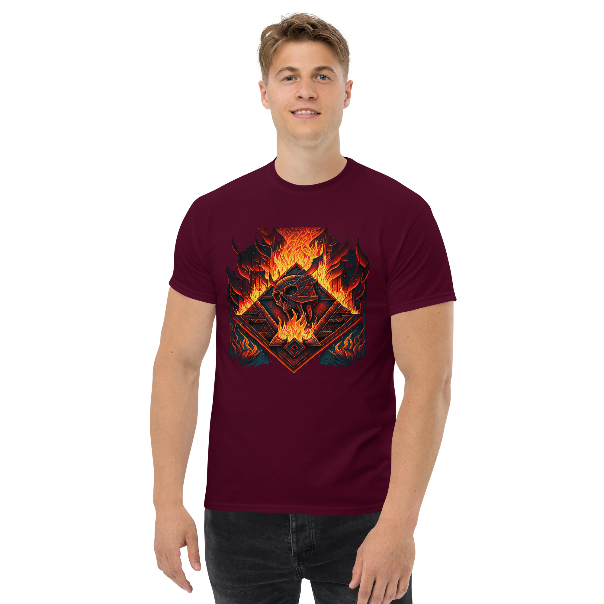 Infernal Geometric Men's classic tee - Image 2