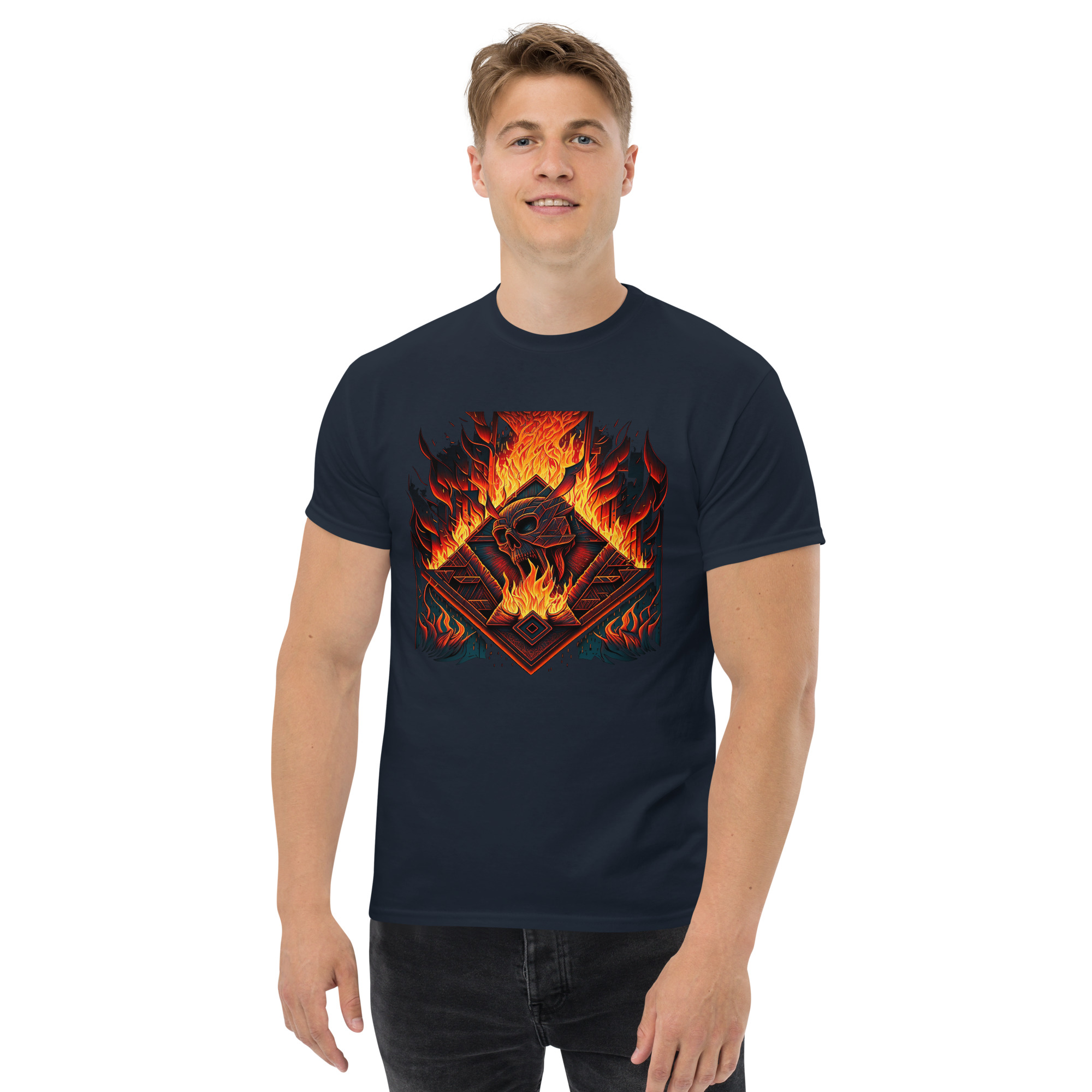 Infernal Geometric Men's classic tee - Image 3
