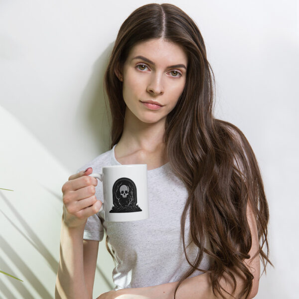 Dismali Logo White glossy mug - Image 2