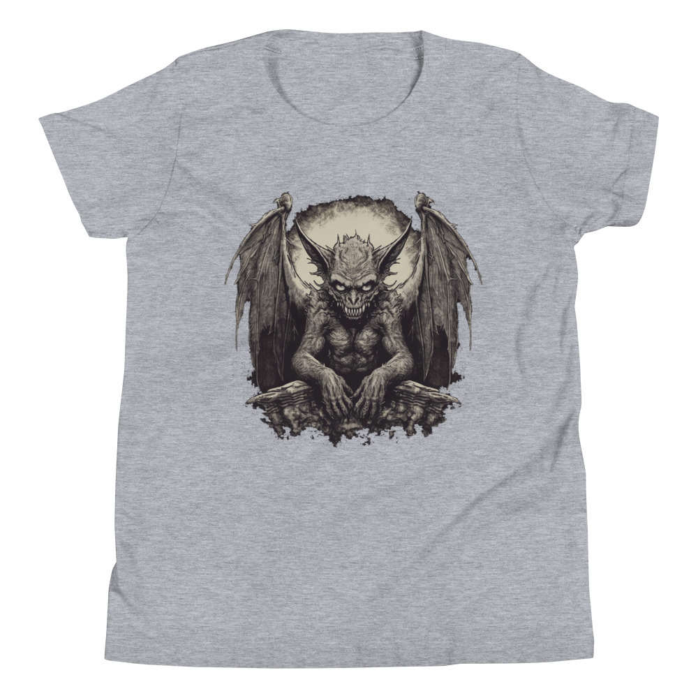Evil Gargoyle Youth Short Sleeve T-Shirt - Image 10