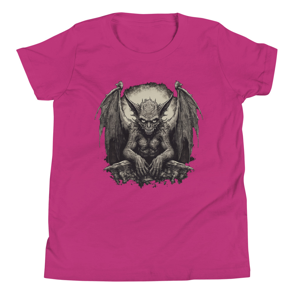 Evil Gargoyle Youth Short Sleeve T-Shirt - Image 6