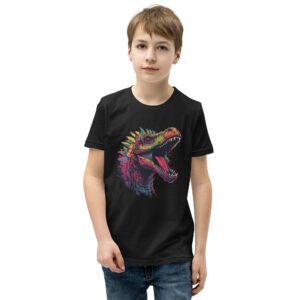 Gothic Raptor Youth Short Sleeve T-Shirt