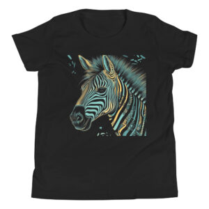 Ethereal Zebra Youth Short Sleeve T-Shirt