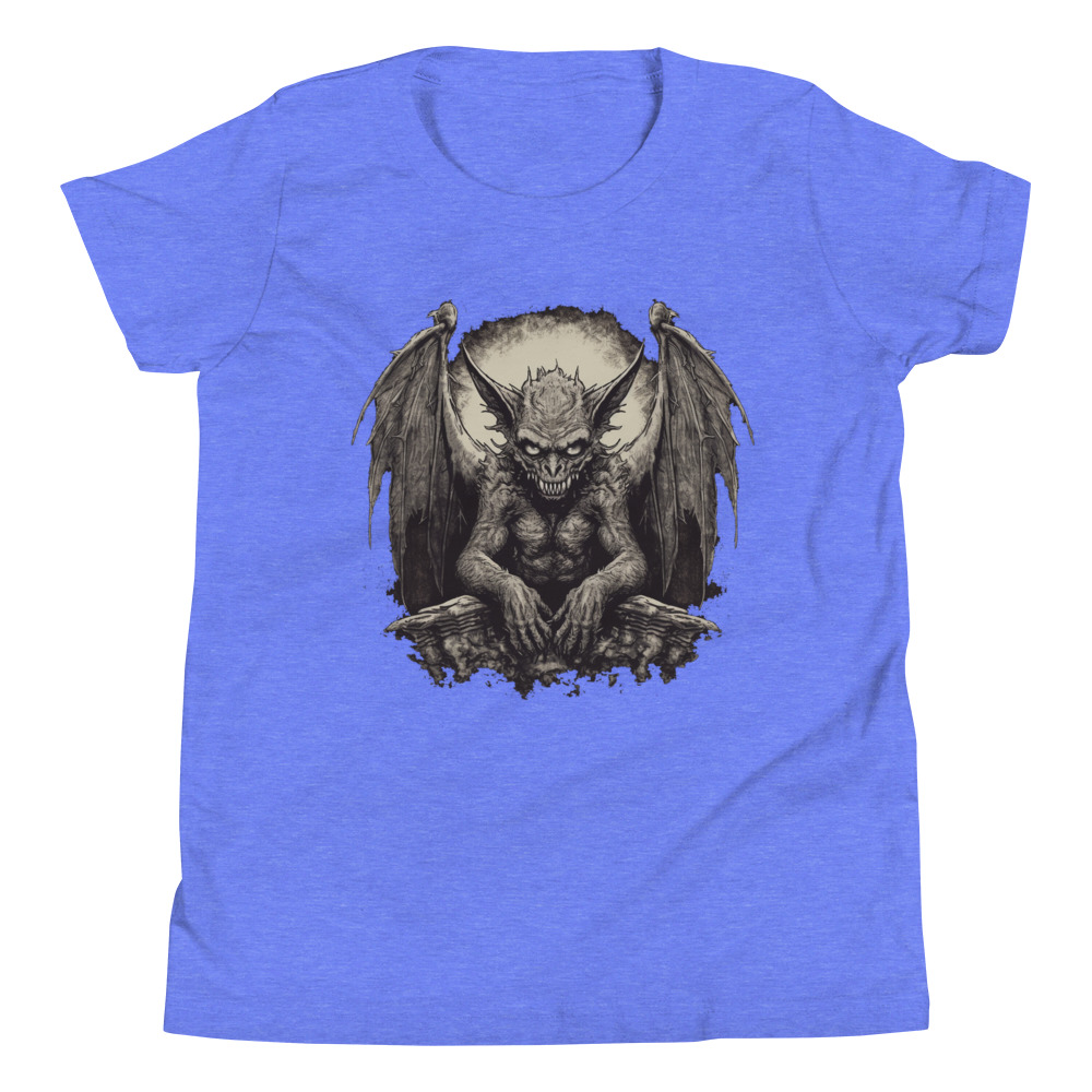 Evil Gargoyle Youth Short Sleeve T-Shirt - Image 9