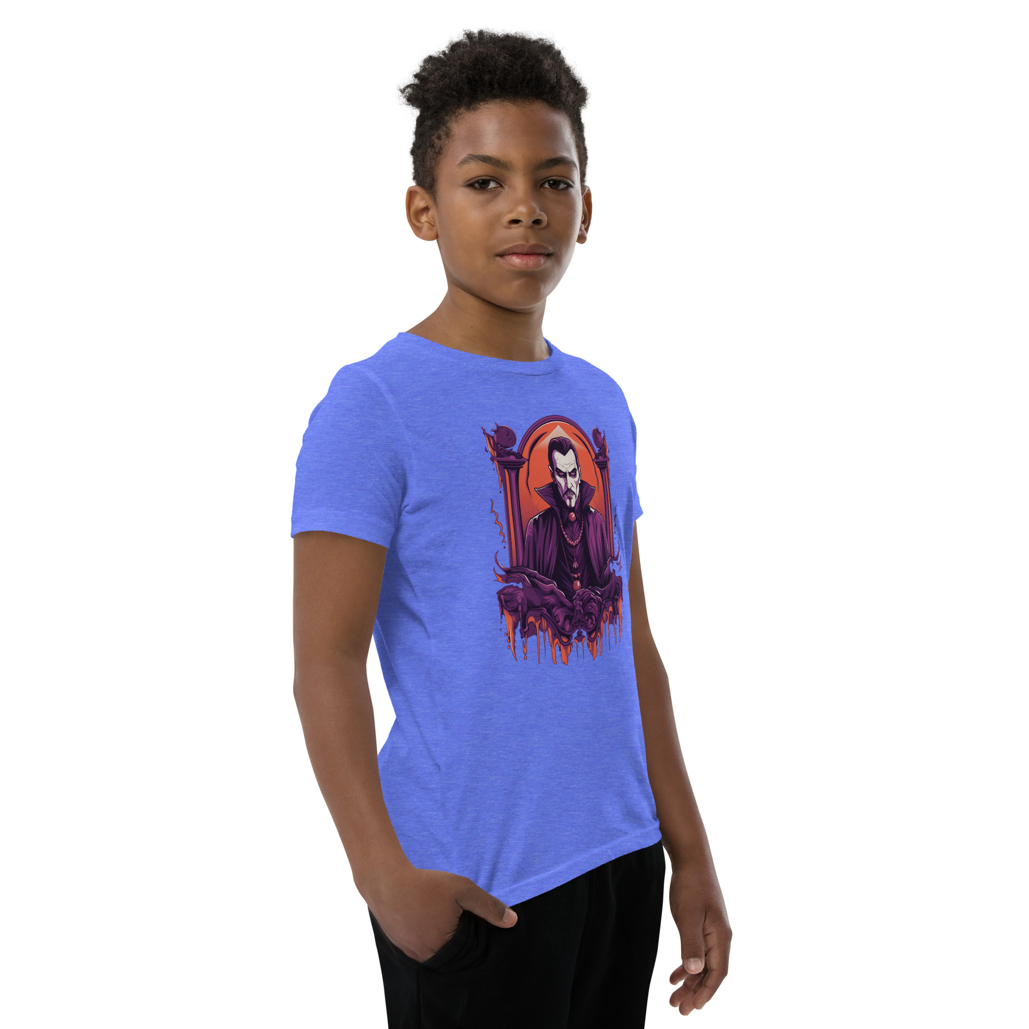 Dark Dracula Youth Short Sleeve T-Shirt - Image 27