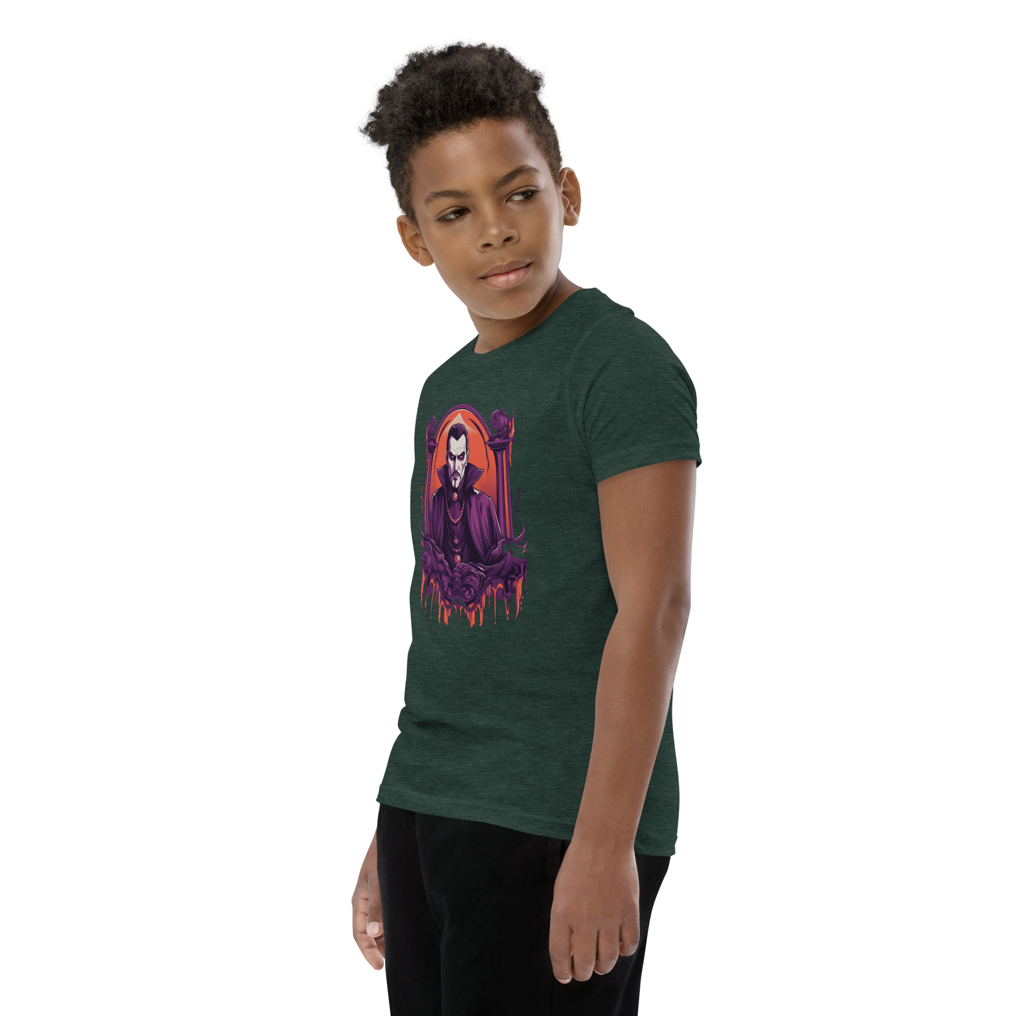 Dark Dracula Youth Short Sleeve T-Shirt - Image 20