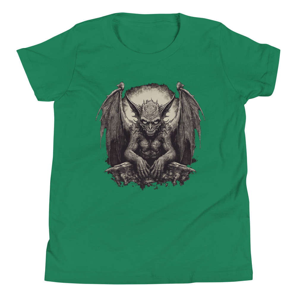 Evil Gargoyle Youth Short Sleeve T-Shirt - Image 8