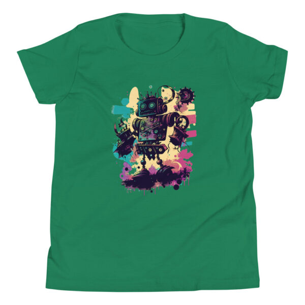 Evil Goth Robot Youth Short Sleeve T-Shirt - Image 5