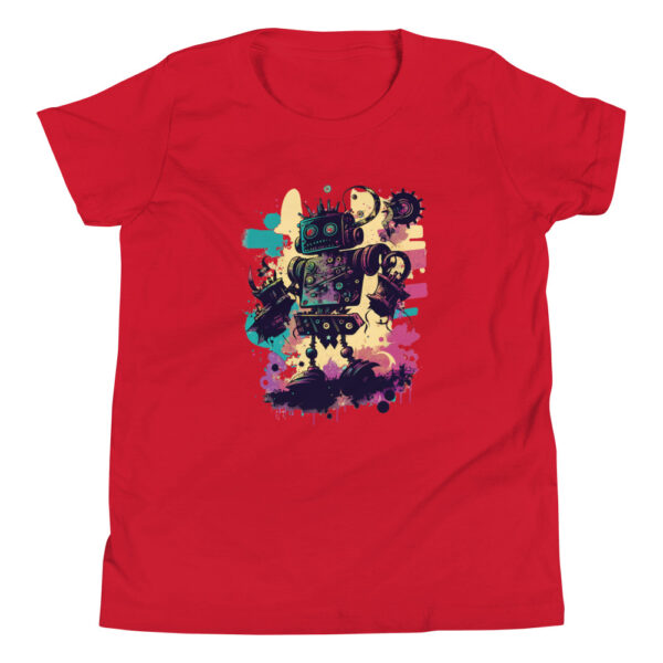 Evil Goth Robot Youth Short Sleeve T-Shirt - Image 3