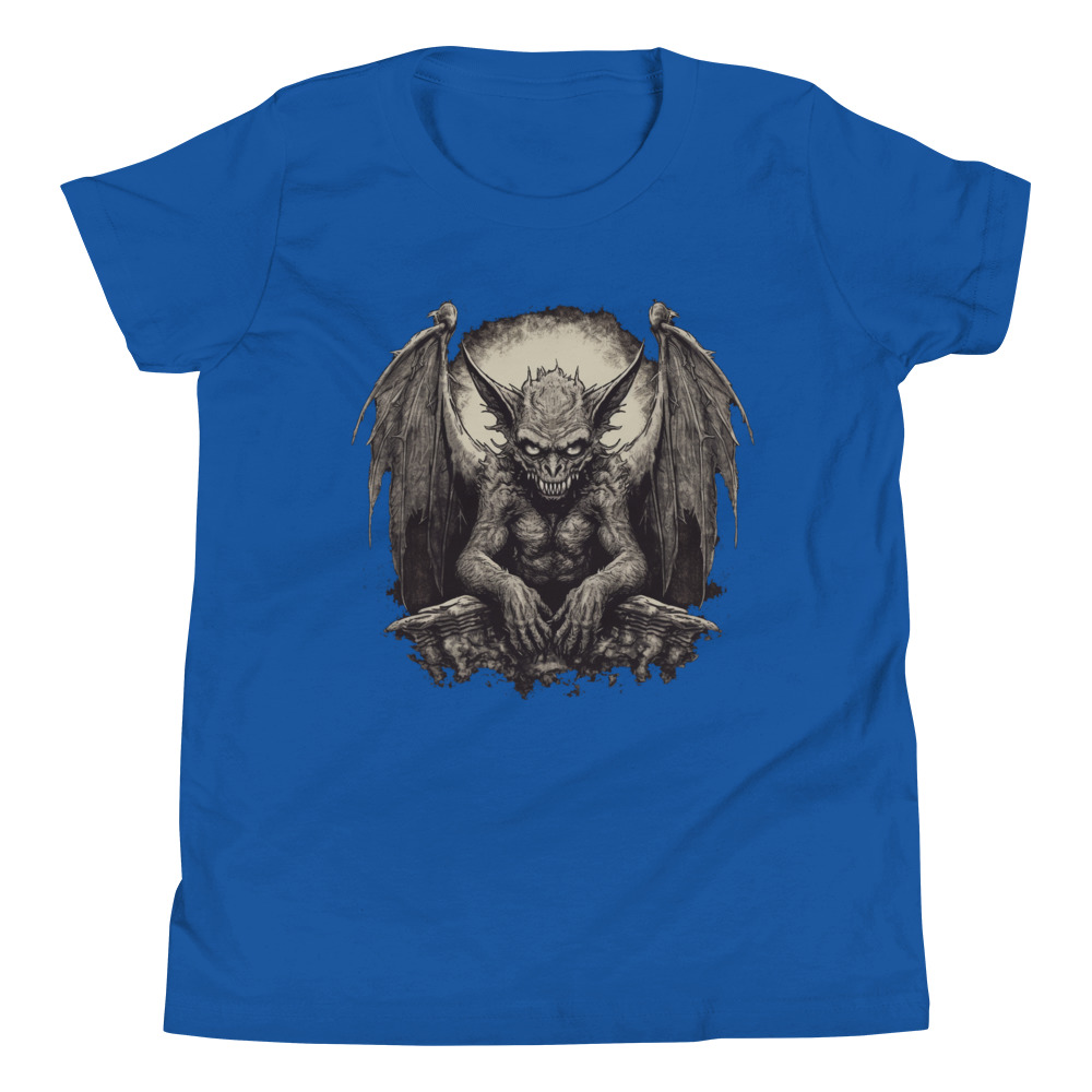 Evil Gargoyle Youth Short Sleeve T-Shirt - Image 5