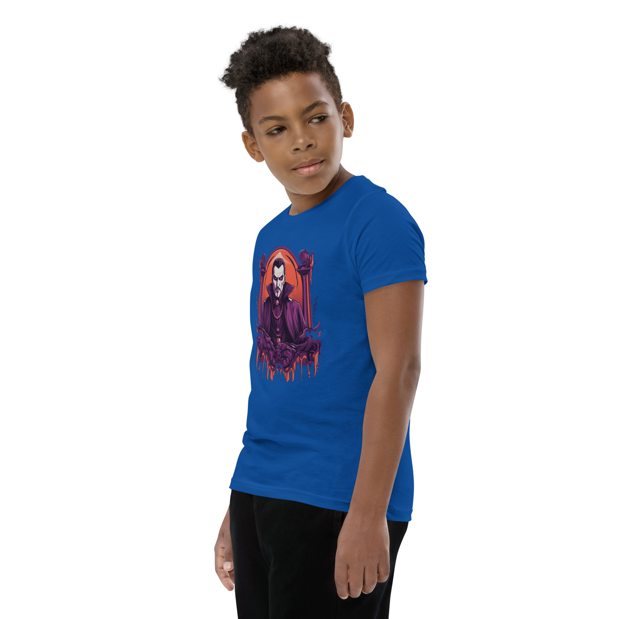 Dark Dracula Youth Short Sleeve T-Shirt - Image 14