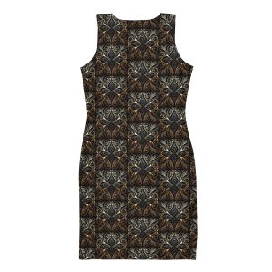Dark Goth Tiles Sublimation Cut & Sew Dress