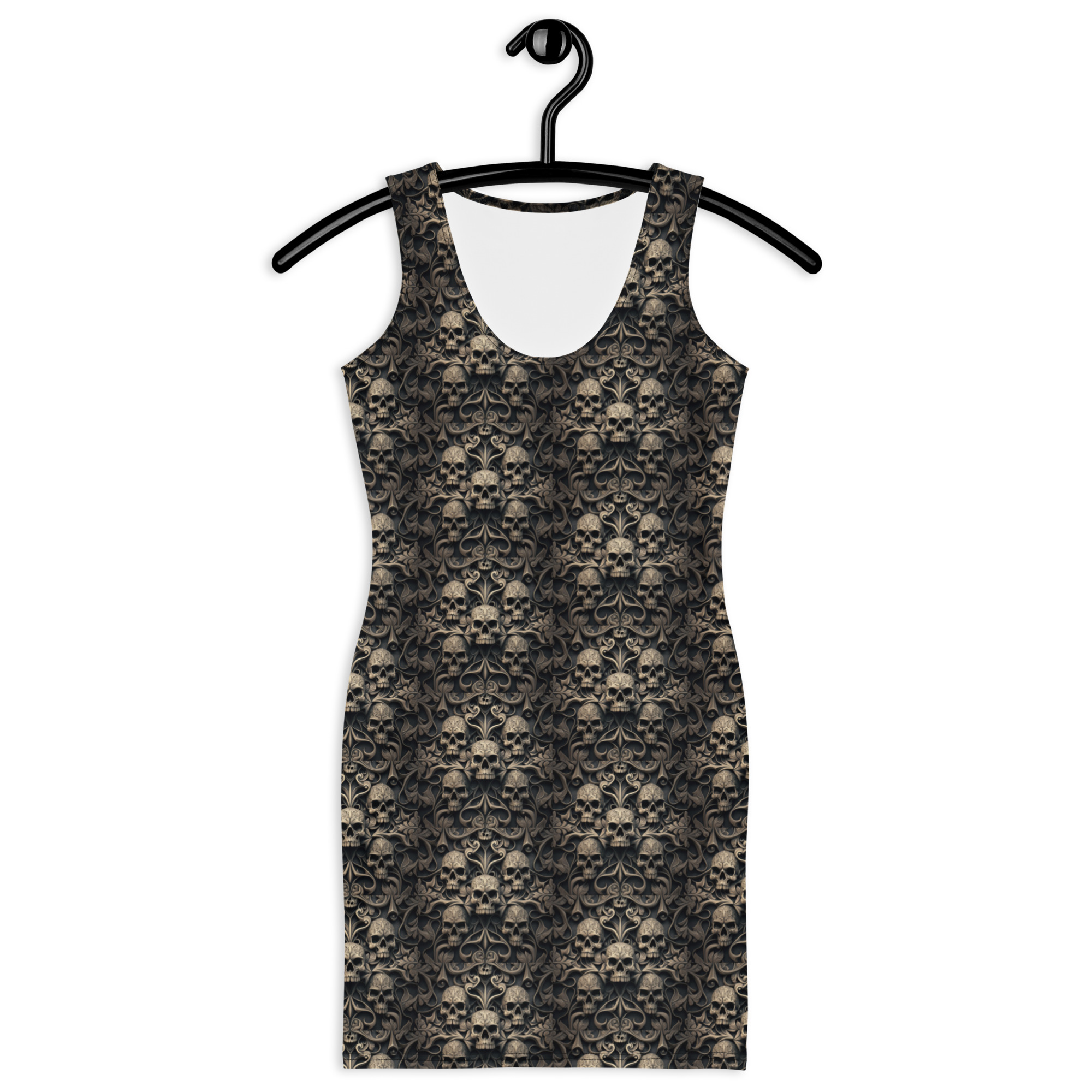 Dismali Skulls Sublimation Cut & Sew Dress - Image 2
