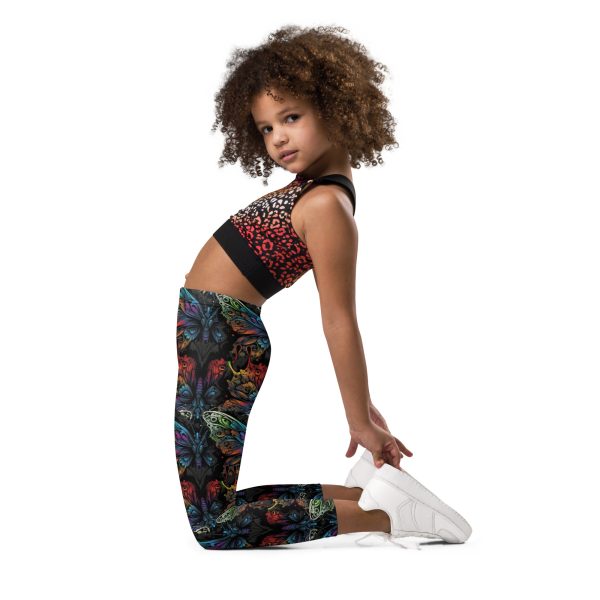 Dark Butterfly Kid's Leggings - Image 2
