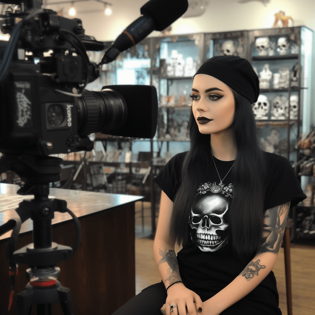 gothic t-shirt dress